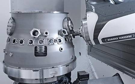 Double tool life during the ULTRASONIC machining of a diffusor flange made of Inconel 